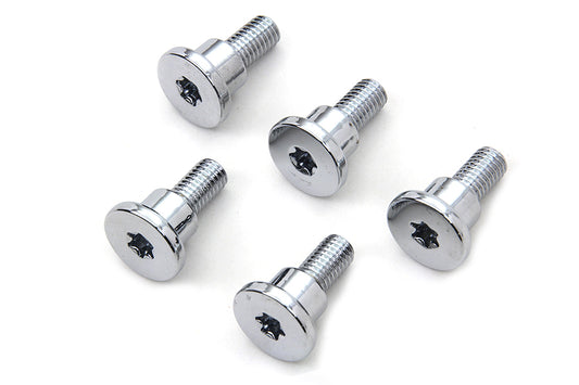 HARLEY Chrome Front Brake Disc Bolt Set fits 2006-2017 FXD, with spoke or wire cast wheel