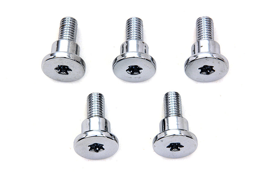 HARLEY Chrome Front Brake Disc Bolt Set fits 2006-2017 FXD, with spoke or wire cast wheel