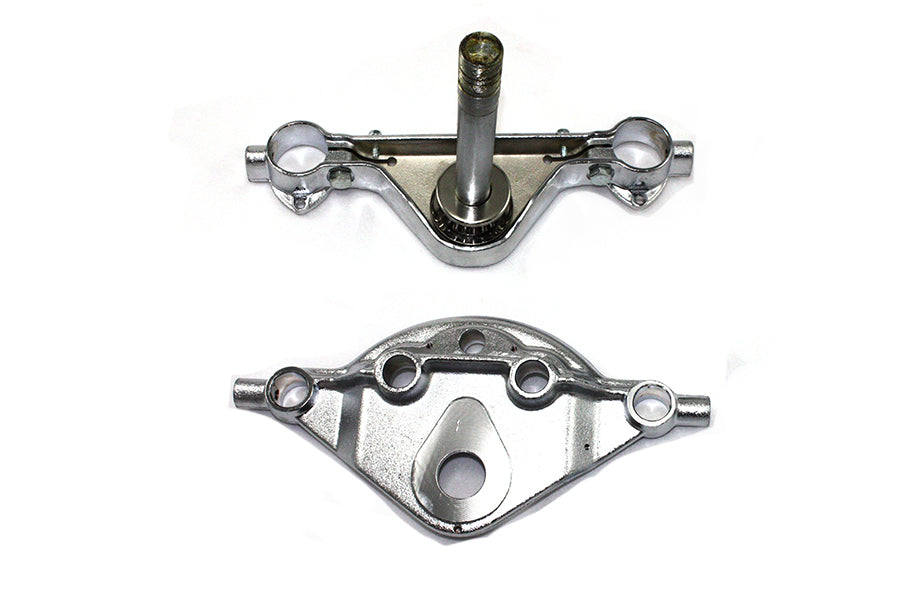 HARLEY Replica Forged Steel Chrome Triple Tree Set fits 1984-2008 FLT,