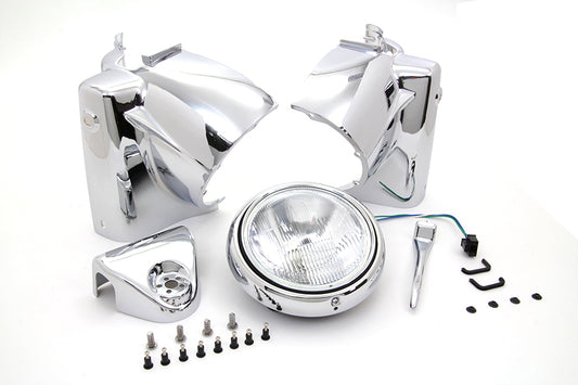 HARLEY Headlamp Cowl Assembly Chrome Fits 1986-2013 FLT,