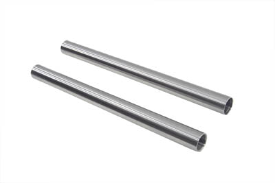 HARLEY Chrome 41mm Fork Tube Set 24 inch Total Length Fits 1949-1976 FL,
