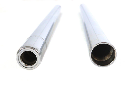 HARLEY Chrome 41mm Fork Tube Set 24-7/8 inch Total Length Fits 1980-1983 FLHT, 1980-1983 FLT, 19
