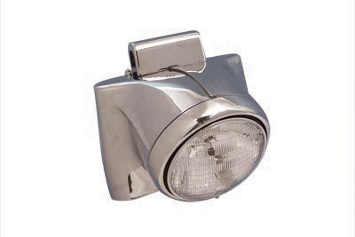 HARLEY 7 inch Headlamp Cowl Kit Chrome fits 1960-1984 FL, 1960-1984 FL,