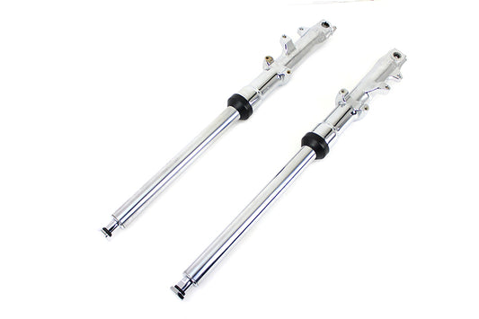 HARLEY 41mm Fork Slider Assembly with Chrome Sliders Fits 1980-1983 FX,