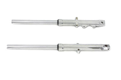HARLEY 39mm Fork Tube Assembly with Chrome Sliders Fits 1988-1999 XL,