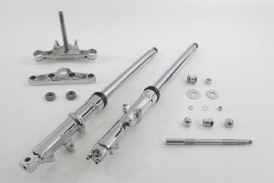HARLEY 41mm Wide Glide Fork Assembly with Chrome Sliders Fits 1952-1981 XL,