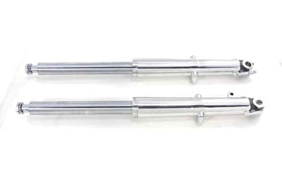 HARLEY 41mm Hard Chrome Fork Slider Assembly with Polished Sliders Fits 1949-1968 FL,