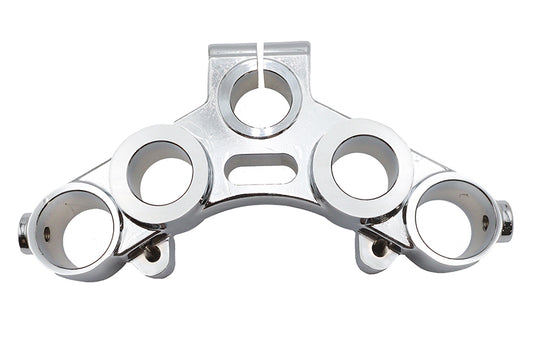HARLEY Top Triple Tree Chrome Fits 1973-1987 XL, 1973-1984 FX, 1982-1987 FXR, 1982-1987 FXR,