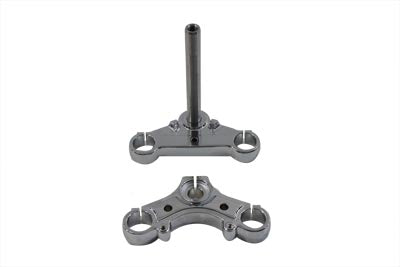 HARLEY Replica Triple Tree Set Chrome Fits 2004-2013 XL, except XL 883L