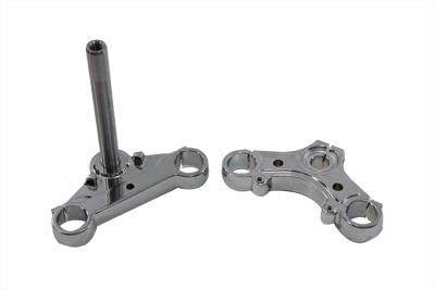 HARLEY Replica Triple Tree Set Chrome fits 2004-2013 XL, except XL 883L