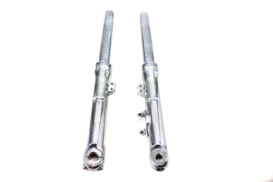 HARLEY 49mm Fork Slider Assembly with Polished Sliders Fits 2006-2017 FXDWG,