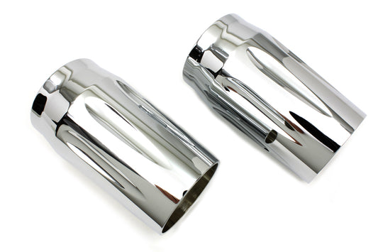 HARLEY Chrome Fork Slider Cover Set Fits 2014-UP FLT,