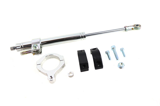 HARLEY Chrome Fork Steering Damper Kit Fits 2006-2017 FXD, with 49mm Forks