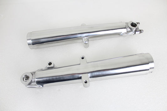 HARLEY 41mm Glide Fork Slider Set Polished Fits 1949-1968 FL,