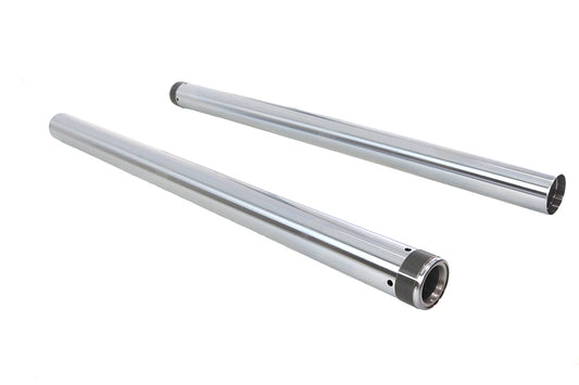 HARLEY Hard Chrome 49mm Fork Tube Set 2 inch Over Stock Fits 2006-2017 FXDWG,