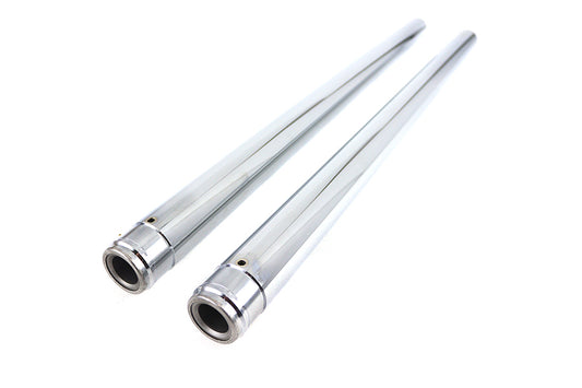 HARLEY Hard Chrome 49mm Fork Tube Set 6 inch Over Stock Fits 2006-2017 FXDWG, 2006-2017 FXD,