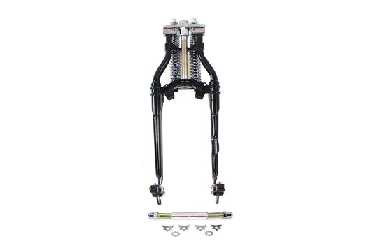 HARLEY 18 Zoll Spring Fork Kit Schwarz Passend für 1941-1984 FL, 1941-1984 FL, 1936-1952 EL, 1970-1984
