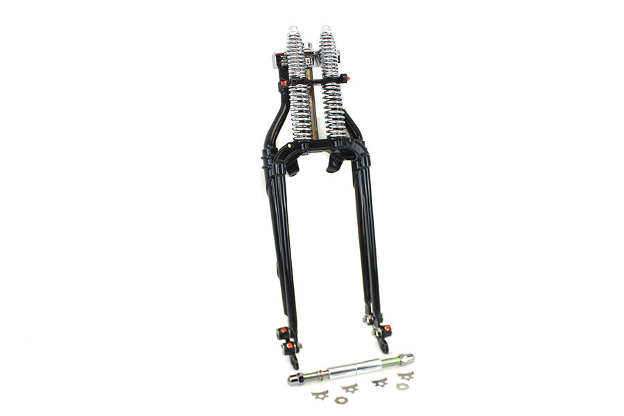 HARLEY 20 inch Inline Spring Fork Kit Black fits 1941-1984 FL, 1941-1984 FL, 1936-1952 EL, 1970-1984 FX, 1970-1984 FX, 1986-2017 FXST, 19
