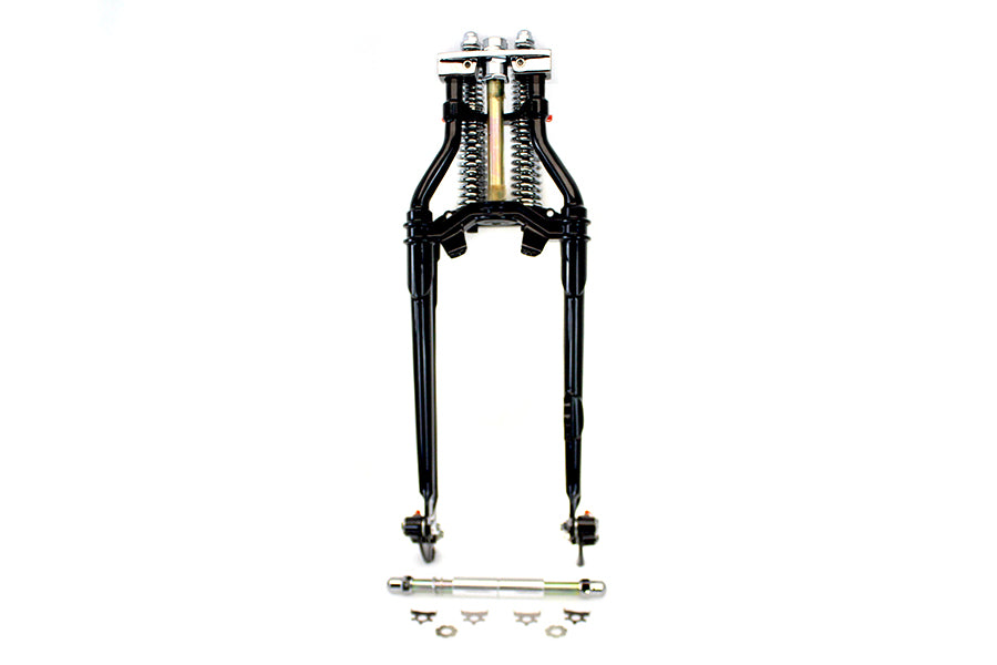 HARLEY 20 inch Inline Spring Fork Kit Black fits 1941-1984 FL, 1941-1984 FL, 1936-1952 EL, 1970-1984 FX, 1970-1984 FX, 1986-2017 FXST, 19