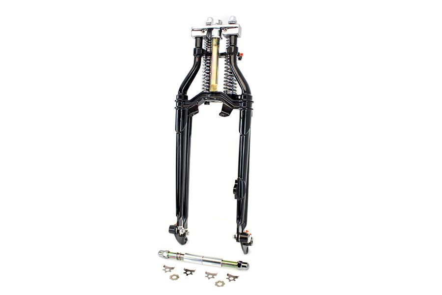 HARLEY 20 inch Inline Spring Fork Kit Black fits 1941-1984 FL, 1941-1984 FL, 1936-1952 EL, 1970-1984 FX, 1970-1984 FX, 1986-2017 FXST, 19