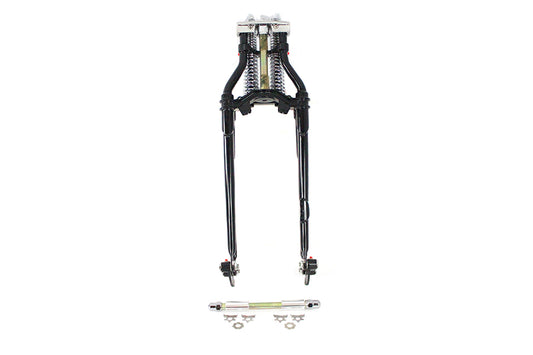 HARLEY 22 Zoll Spring Fork Kit Schwarz Passt 1941-1984 FL, 1941-1984 FL, 1936-1952 EL, 1970-1984