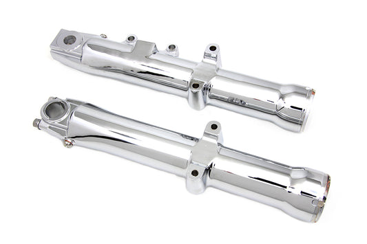 HARLEY Chrome Lower Fork Slider Set Fits 2007-2017 FXST,