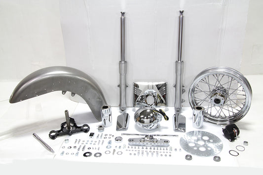 HARLEY Fork Assembly with Polished Sliders Fits 1986-1999 FLST,