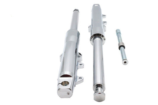 HARLEY Ultima 41mm Billet Fork Slider Assembly -4 inch Fits 1984-1999 FXST,