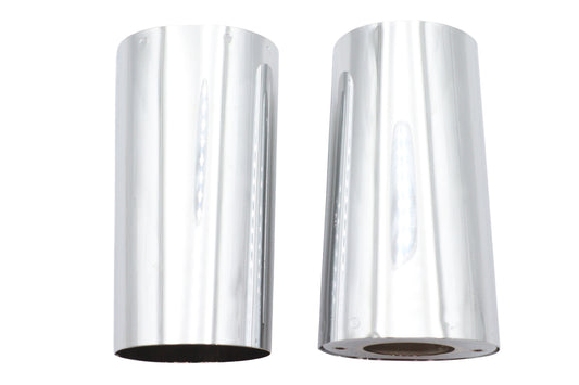 HARLEY Fork Slider Cover Chrome Fits 1986-2017 FLST, 1980-2013 FLT, 1980-2013 FLT, 1949-1984 F