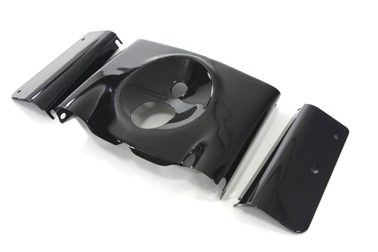 HARLEY Fork Cover Kit Smooth Style Black Fits 2000-2017 FLST,
