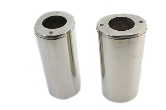 HARLEY Fork Slider Cover Stainless Steel Fits 1986-2017 FLST, 1949-1984 FL, 1980-2013 FLT, 198