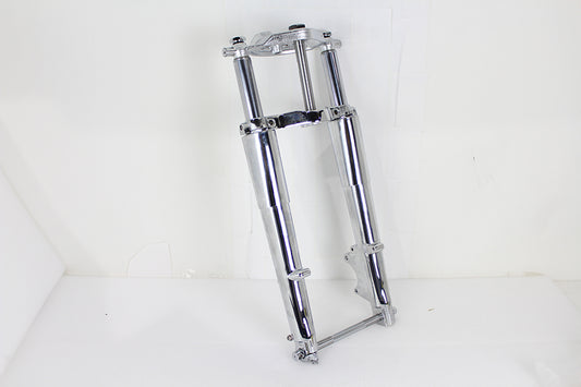 HARLEY Fork Assembly with Chrome Sliders Fits 1984-UP FLT,