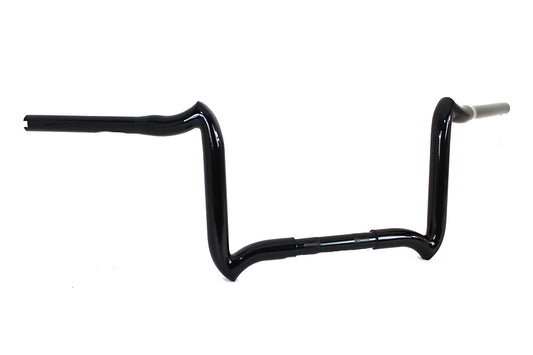 HARLEY 10 inch Road Glide Handlebar without Indents Black Fits 2008-2014 FLTR,