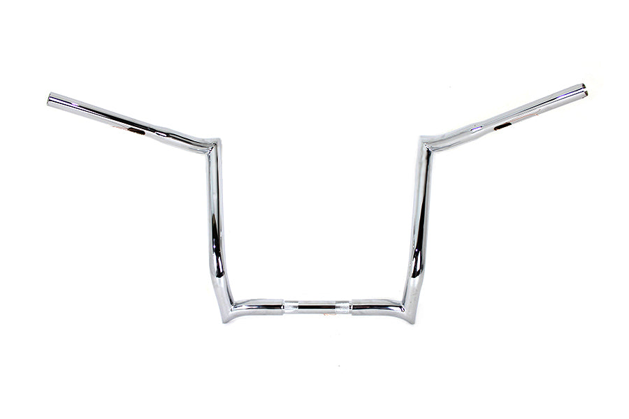 HARLEY 14 inch Z-Bar Handlebar without Indents Chrome fits 1986-2013 FLT, 1982-UP FLHX,