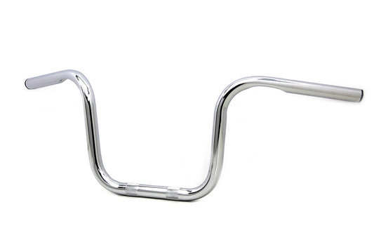 HARLEY 8.5 inch Mini Ape Hanger Handlebar with Indents fits 1982-UP XL, 1982-1984 FL, 1982-1984 FX, 1986-UP FLST, 1984-UP FXST, 1984-UP FXS