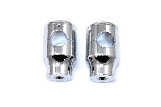 HARLEY 2 inch Riser Set Chrome Fits 0- Custom, application