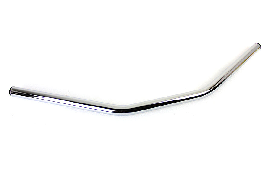 HARLEY Flat 1 inch Drag Handlebar with Indents Chrome fits 1982-1984 FL, 1982-1984 FX, 1982-UP XL, 1986-2017 FLST, 1984-2017 FXST, 1982-198