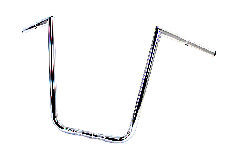 HARLEY 18 inch Ape Hanger Z Handlebar Chrome fits 1999-2013 FLTR, 1999-2018 FLHR,