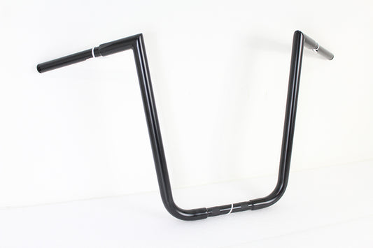 HARLEY 18 inch Ape Hanger Z Handlebar Black Fits 1999-2013 FLTR, 1999-2018 FLHR,