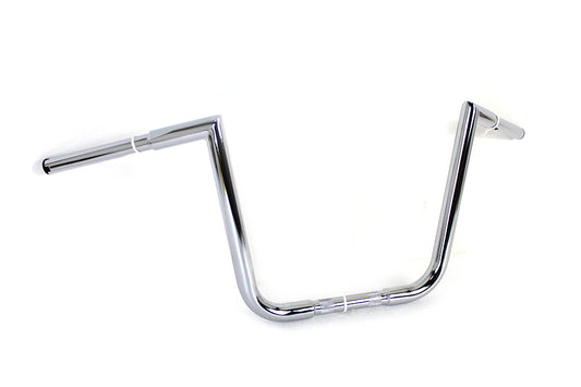 HARLEY 12 inch Ape Hanger Z Handlebar Chrome fits 1999-2013 FLTR, 1999-2018 FLHR,