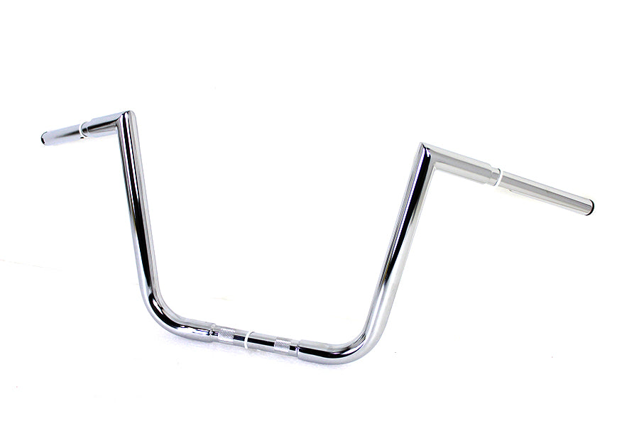 HARLEY 12 inch Ape Hanger Z Handlebar Chrome fits 1999-2013 FLTR, 1999-2018 FLHR,