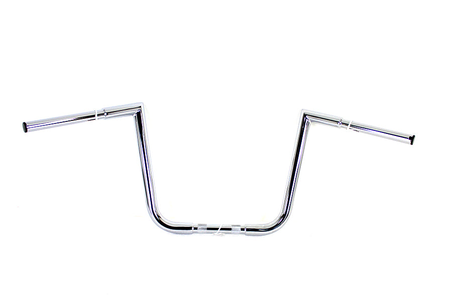 HARLEY 12 inch Ape Hanger Z Handlebar Chrome fits 1999-2013 FLTR, 1999-2018 FLHR,