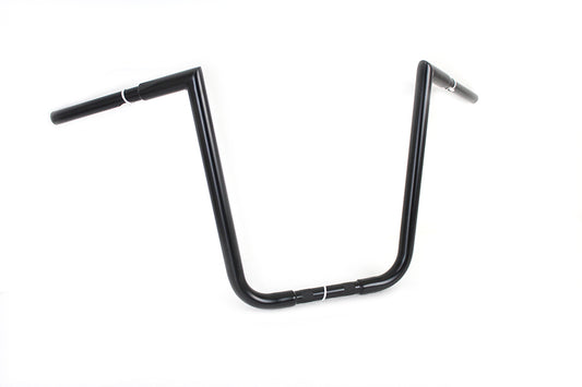 HARLEY 16 inch Ape Hanger Z Handlebar Black Fits 1999-2013 FLTR, 1999-2018 FLHR,