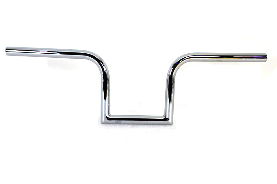 HARLEY 8 inch Ape Hanger Z Handlebar Chrome fits 1984-2017 FXST, 1986-2017 FLST,