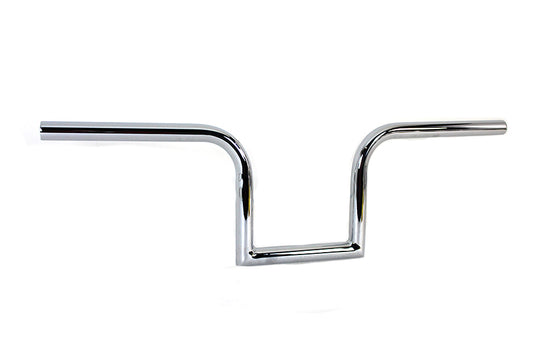 HARLEY 8 inch Ape Hanger Z Handlebar Chrome fits 1984-2017 FXST, 1986-2017 FLST,
