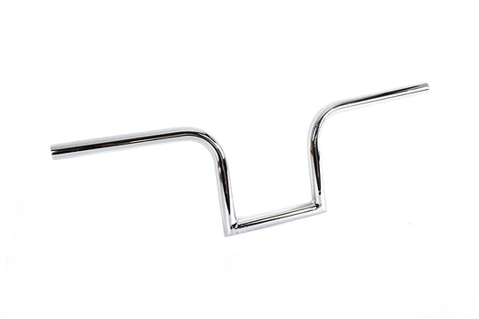 HARLEY 8 inch Ape Hanger Z Handlebar Chrome fits 1984-2017 FXST, 1986-2017 FLST, 1982-1984 FL, 1982-1984 FX, 1982-UP XL, 1982-1994 FXR, 1