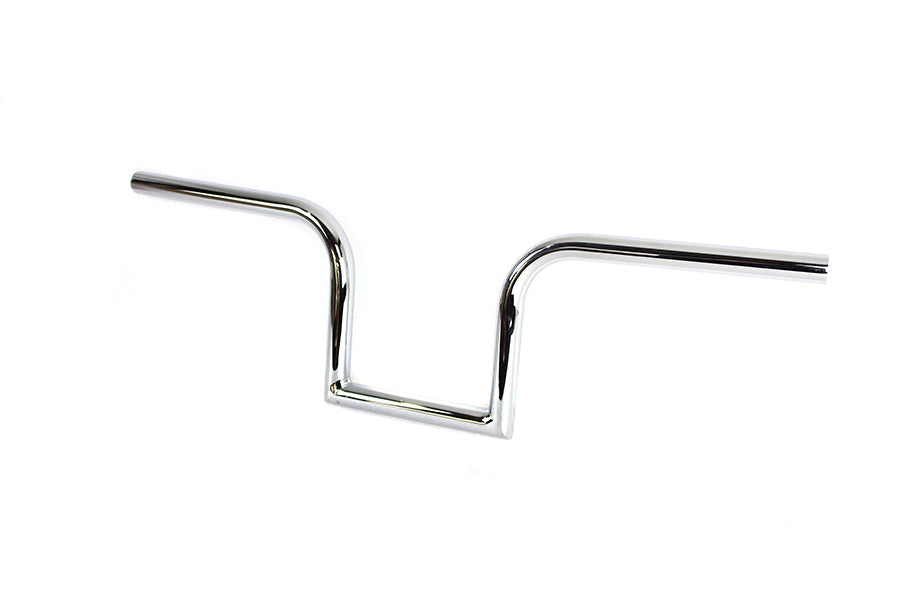HARLEY 8 inch Ape Hanger Z Handlebar Chrome fits 1984-2017 FXST, 1986-2017 FLST, 1982-1984 FL, 1982-1984 FX, 1982-UP XL, 1982-1994 FXR, 1
