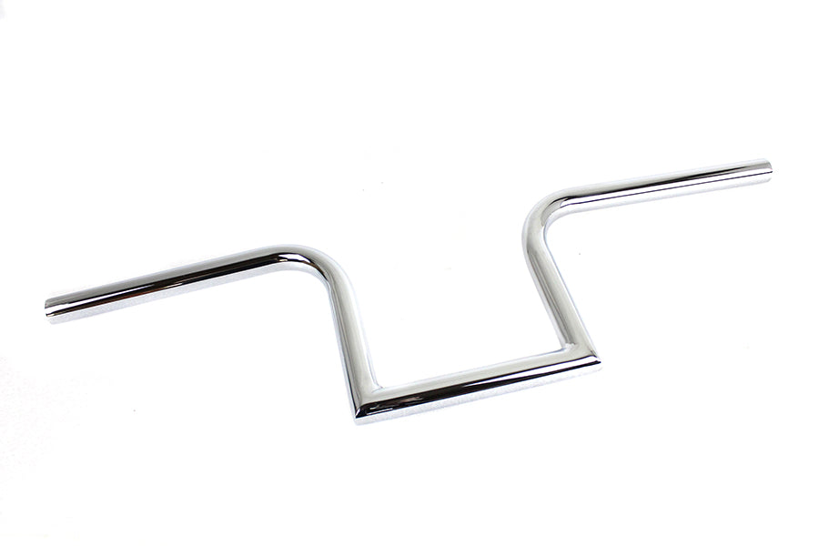 HARLEY 8 inch Ape Hanger Z Handlebar Chrome fits 1984-2017 FXST, 1986-2017 FLST, 1982-1984 FL, 1982-1984 FX, 1982-UP XL, 1982-1994 FXR, 1