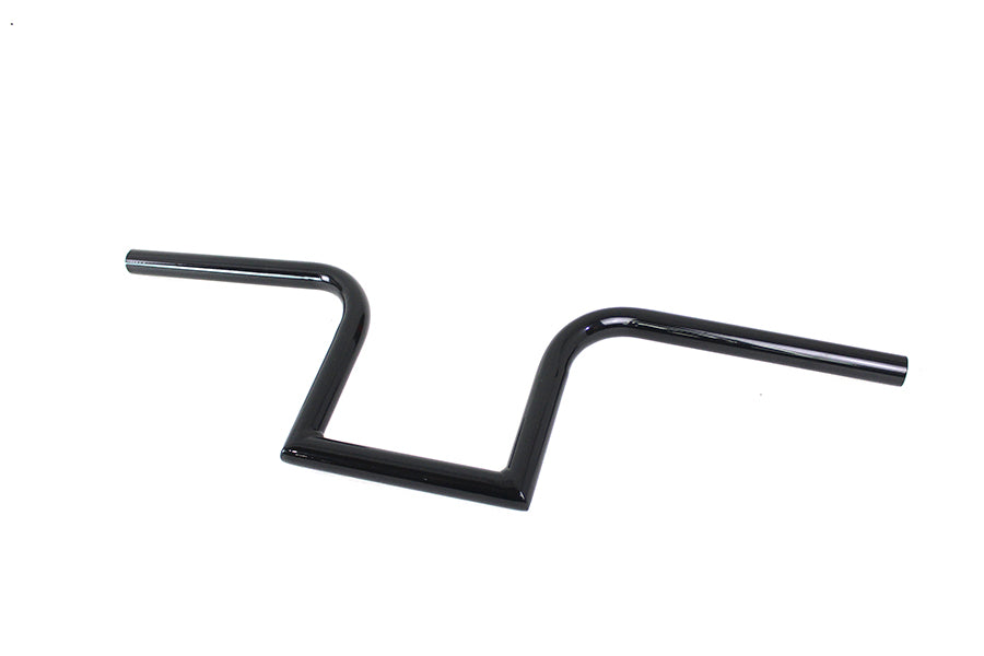 HARLEY 8 inch Ape Hanger Z Handlebar Black fits 1984-2017 FXST, 1986-2017 FLST, 1982-1984 FL, 1982-1994 FX, 1982-UP XL, 1982-1994 FXR, 19