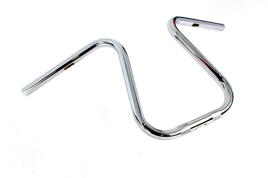 HARLEY Chrome 1 inch Loopy Handlebar with Indents Fits 1982-UP XL, 1991-2017 FXD, 1975-1985 FX,